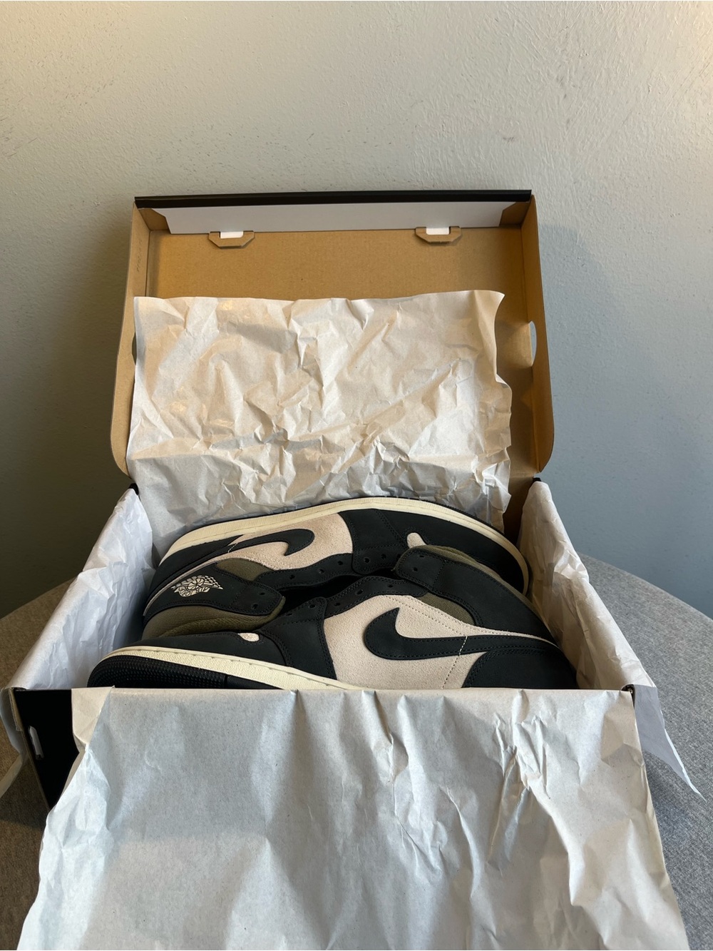 Nike Air Jordan 1 Mid SE Off Orewood Brown Off Noir Men’s Size 11 HV4091-102 - Picture 12 of 12